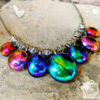 Fruit Candy Rainbow Glass Drops Necklace