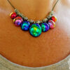 Fruit Candy Rainbow Glass Drops Necklace - Image 2